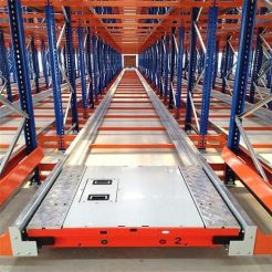 Semi-Automatic High Effcienicy Shuttle Racking System