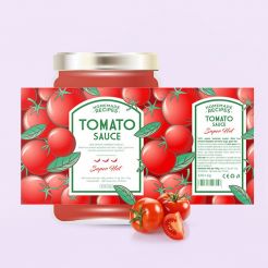 Custom Tomato Sauce Bottle Label