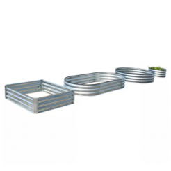 Outdoor Use Galvanized Steel Metal Oval Raised Garden Beds for Vegetables Flowers Herbs