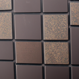 metal colored stone tile