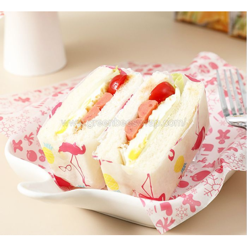 Food wrapping wax paper