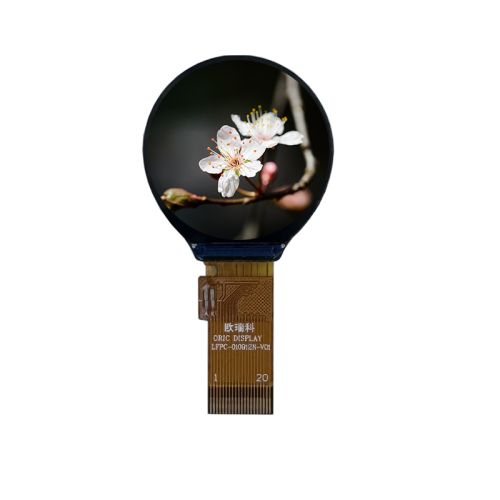 round tft display